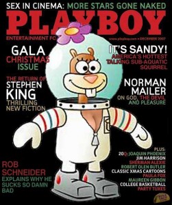 A következő havi Playboy címlapja